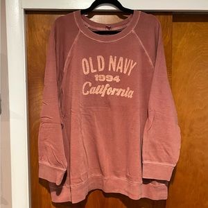 Old Navy Logo Crew Neck Sweatshirt